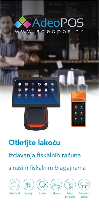 Adeo POS fiskalna blagajna djelatnosti